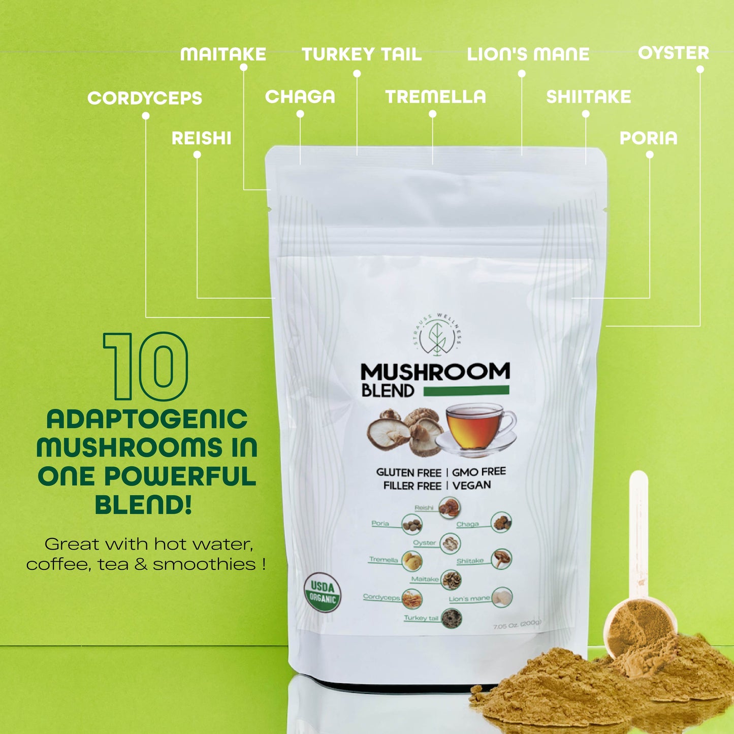 Extracto de Hongos Adaptógenos