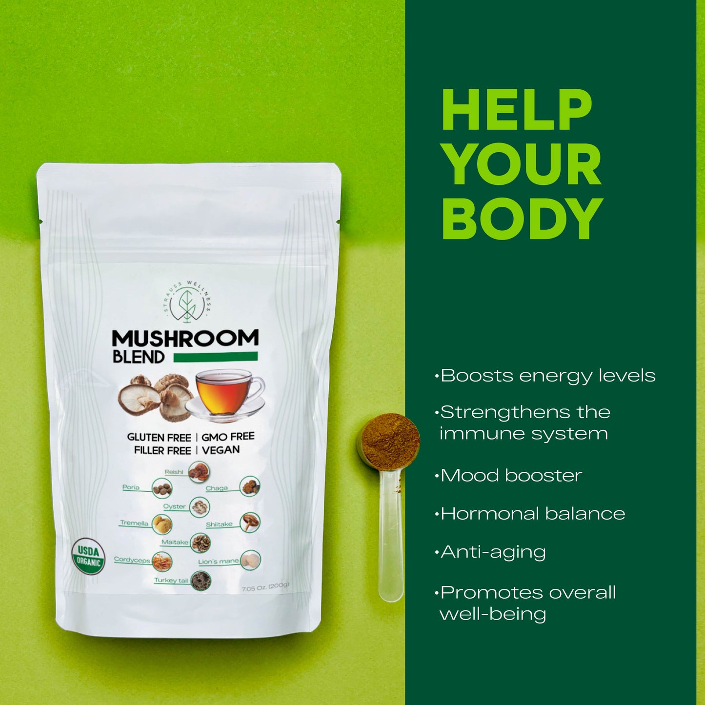 Extracto de Hongos Adaptógenos